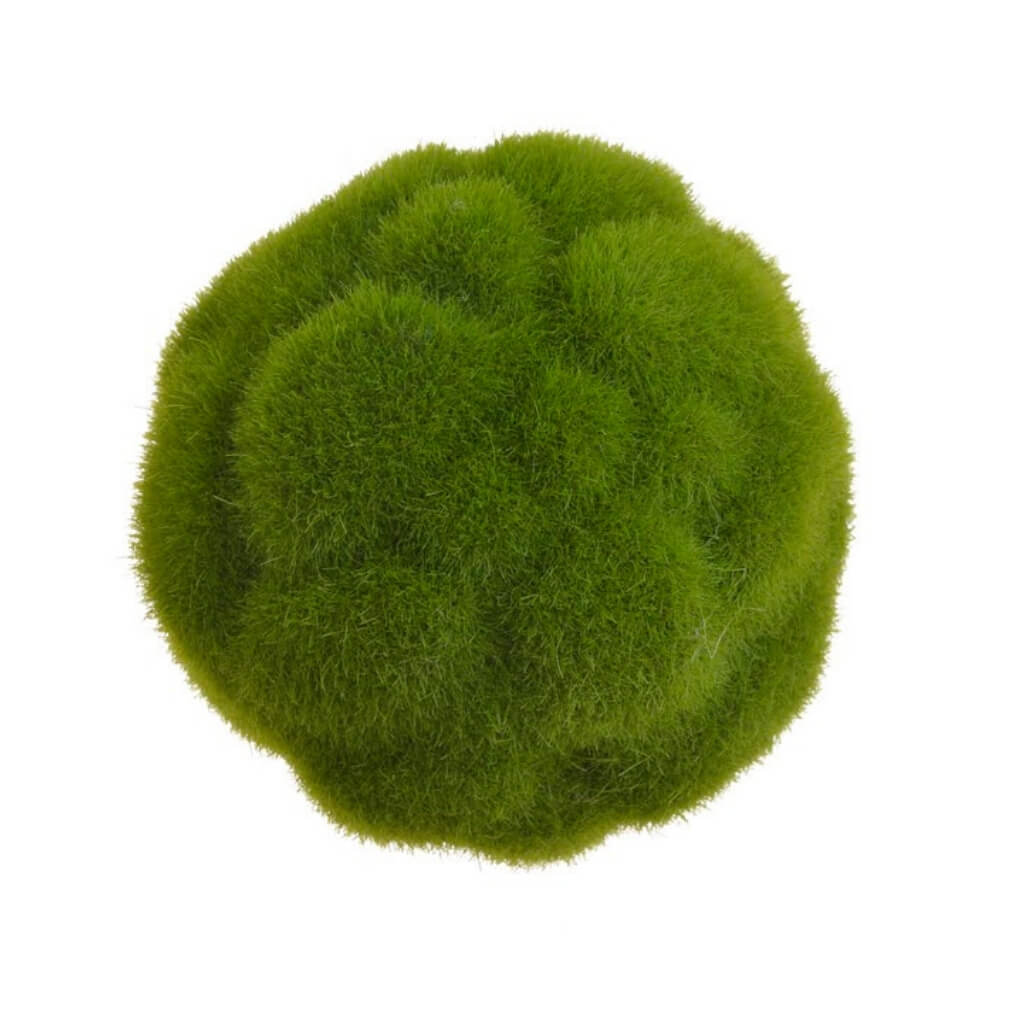 Mechová koule 10 cm – zelená – stylová přírodní dekorace